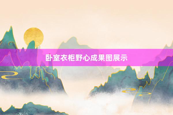 卧室衣柜野心成果图展示