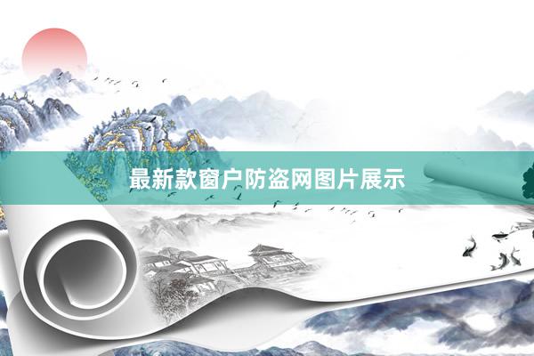 最新款窗户防盗网图片展示